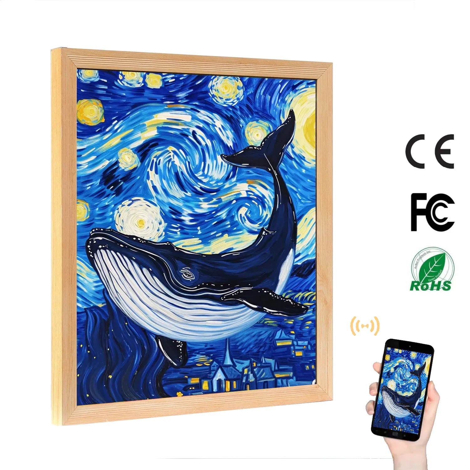Captivating 19 2 27 9 Inch Art Display with Advanced Features
