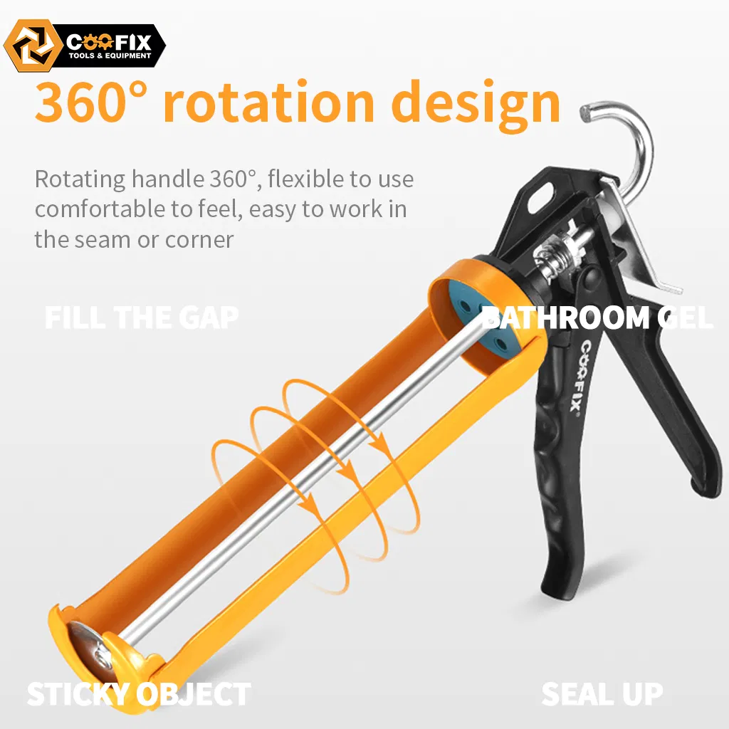 360-Degree Rotating Glue Gun for Seamless Construction Projects