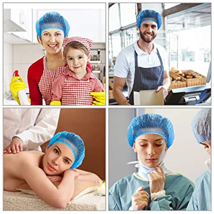 Shower Cap Disposable Bath Caps Non-Woven Elastic Hair Bath Hat