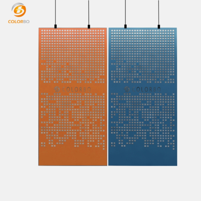 OEM B1 Flame Retardant Space Partition Panel Acoustic Padded Customized PET screen