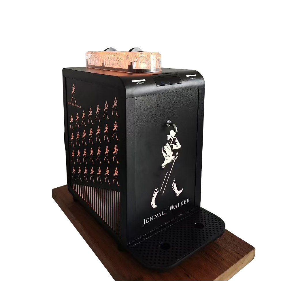 LED Color AC100V 240V Electronic Semi Conductor Compressor Liquor Chiller Dispenser Machine for Caperdonich Glenburgie