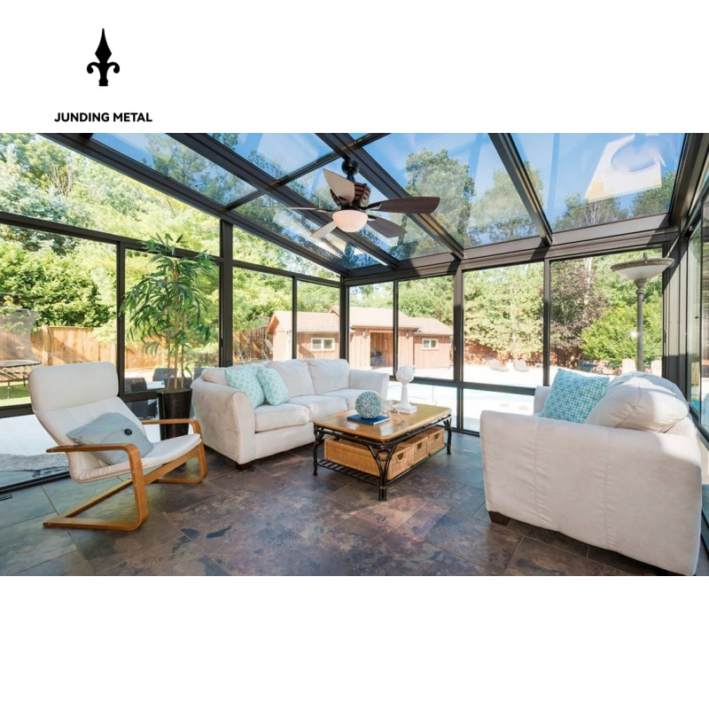 Latest Products Double-Glazed Insulated Glass Sunroom for All Season Enjoyment