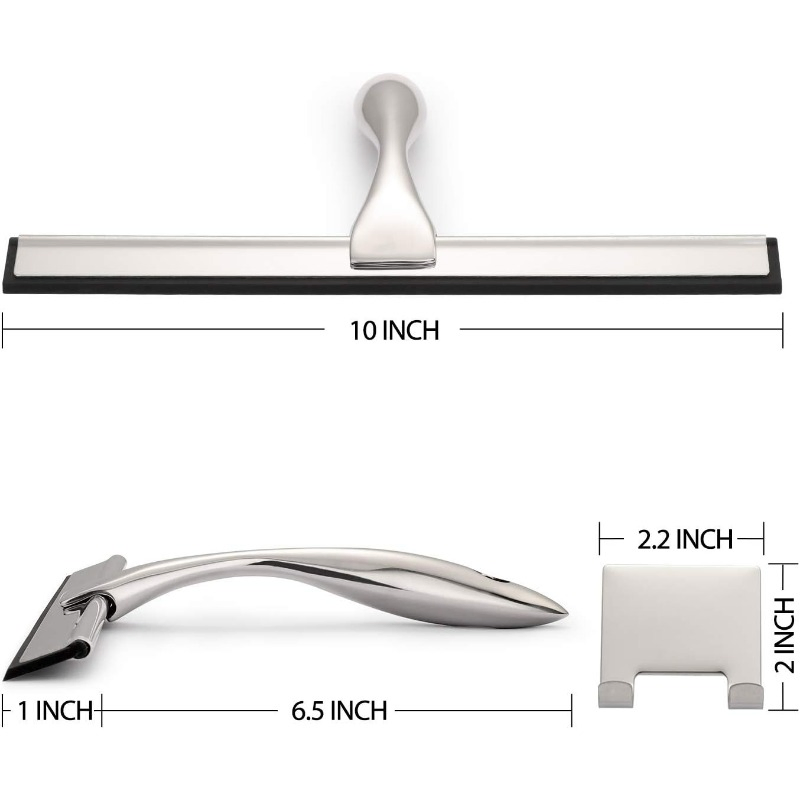 Promotional Factory Outlet Durable Stainless Steel All-Purpose Household Shower Squeegee