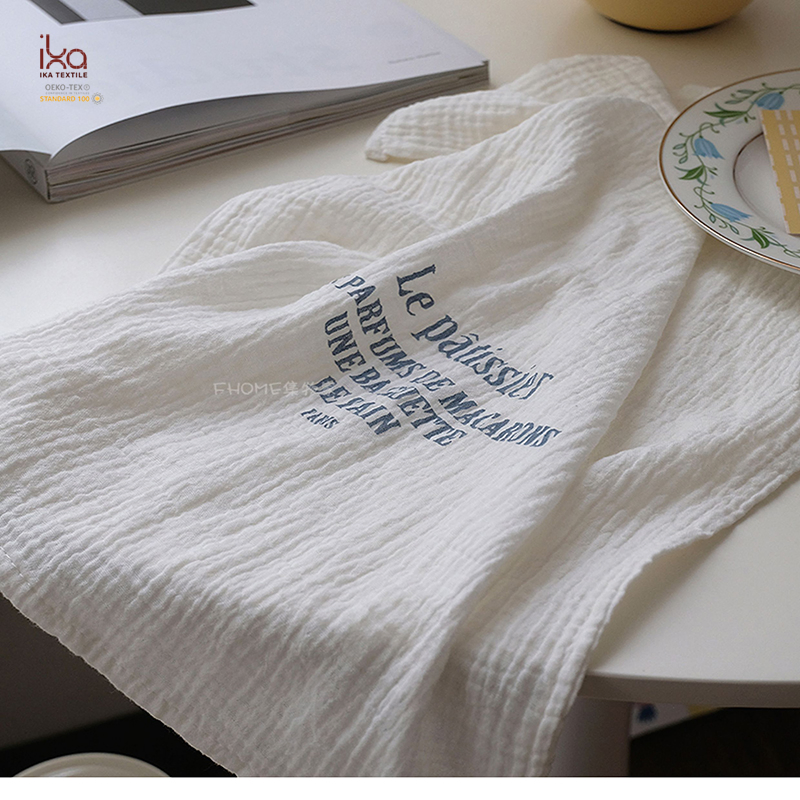 Fabric Wedding Hotel Living Room Home Quality Christmas Decoration Printed Embroidery Woven Custom White Eco Friendly Cloth Napkins with Logo