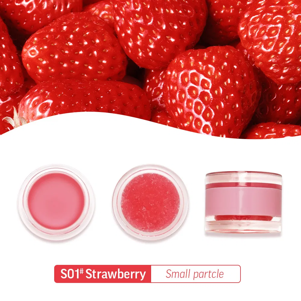 OEM Double Layer Jelly Lip Mask Autumn and Winter Lip Care Scrub 2 in 1 Set Lip Balm