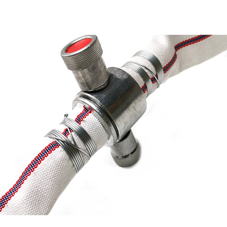 Manufacturers of 4 Inch Rubber Coated Fire Canvas Garden Agricultural Water Hose DIN 14811