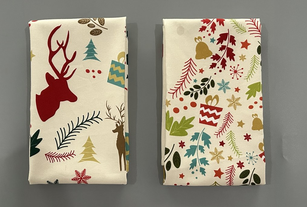 Custom Digital Printed Kitchen Napkin Tea Towel for Christmas