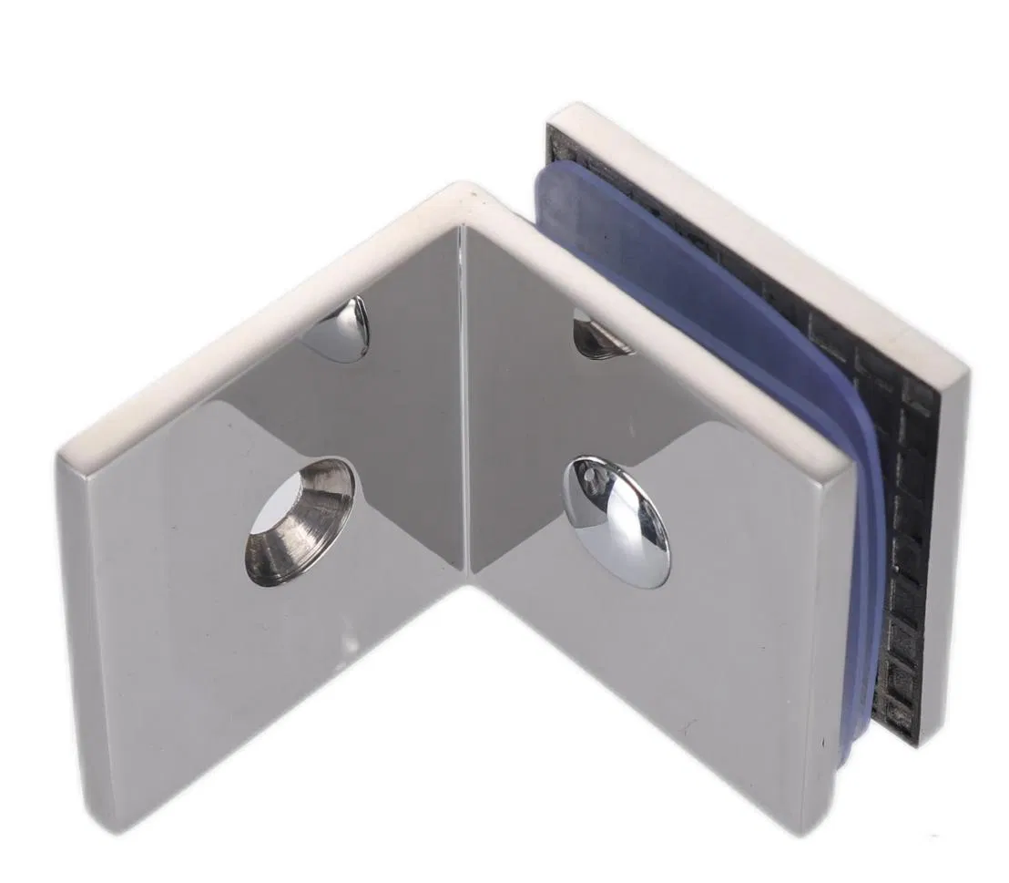 Bathroom Shower Enclosure Hardware Patch Fitting Heavy Duty Wall-Mount Glass Clamp