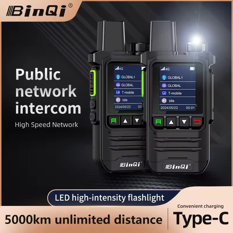 Рация Binqi Bq-K6 Poc LTE 4G с дальностью связи 5000 км