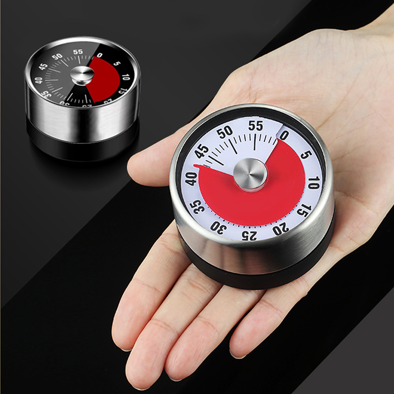 Magnet Adsorption Kitchen Timer Mechanical Alarm Clock Kitchen Gadget Accessories