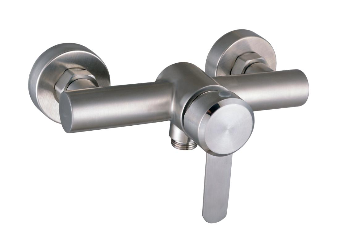 Смеситель для биде однорычажный, нержавеющая сталь