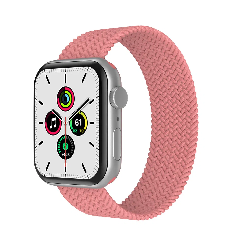 Single-Loop Woven Elastic Strap Nylon Strap iWatch