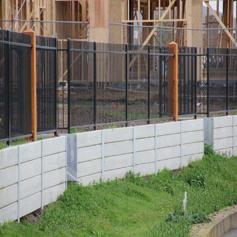 Hot Dipped Galvanized Retaining Wall H Post Weld Rebar