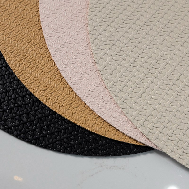 Luxury Waterproof PVC Leather Dining Table Mats for Weddings