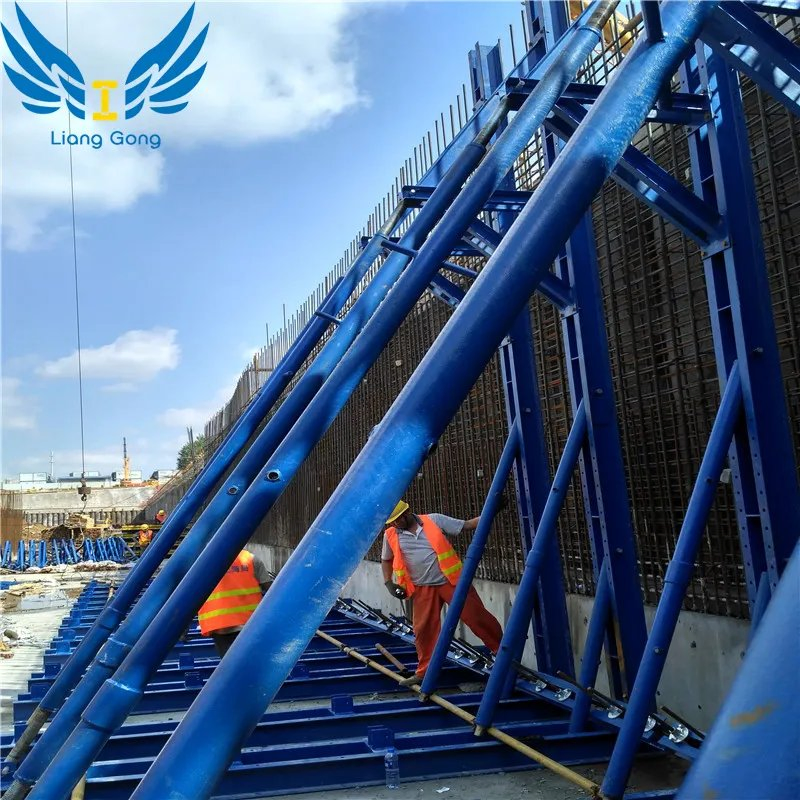Lianggong Supporting System Single-Side Bracket for Construction Wall Formwork Pouring