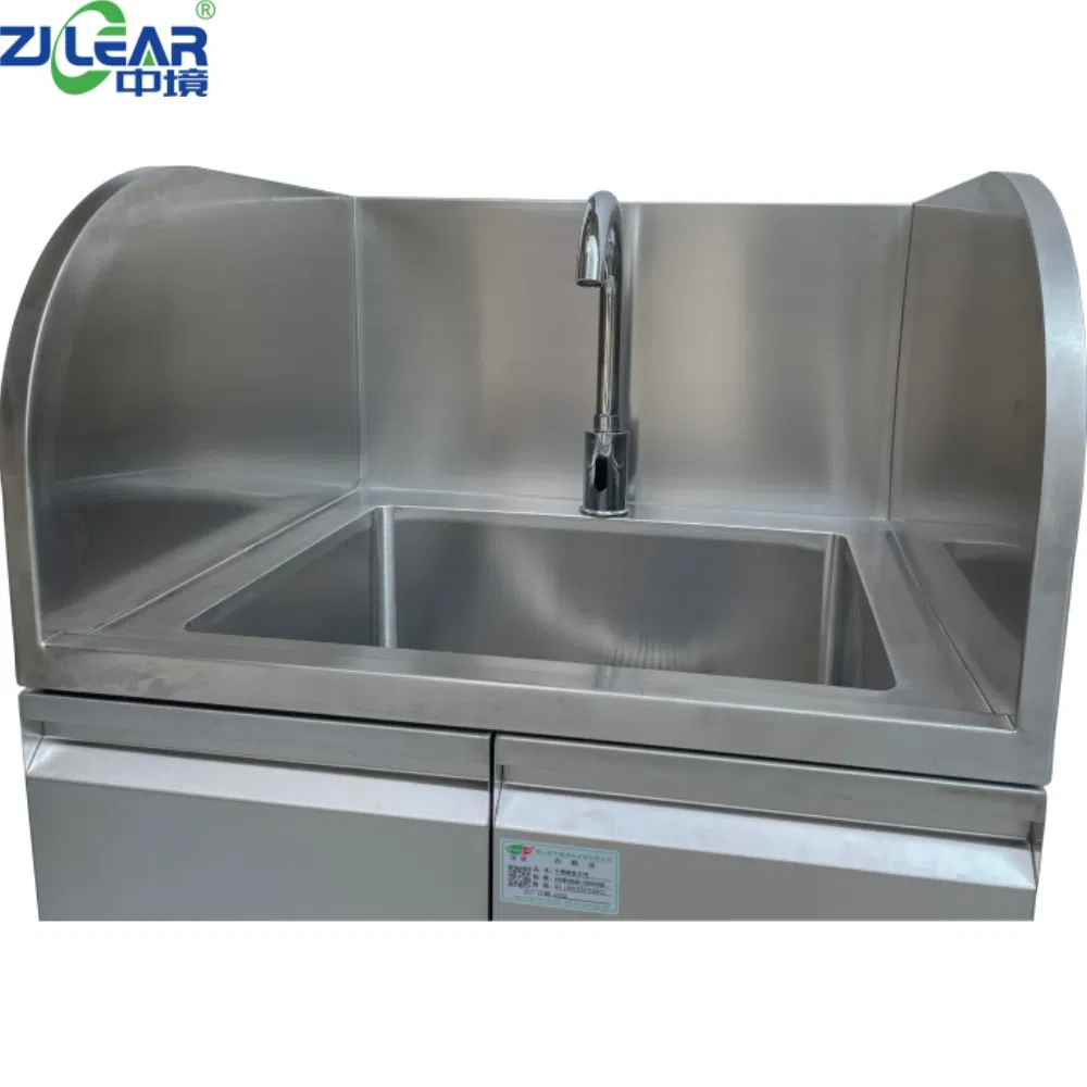 Pharmaceutical Cleanroom Used Stainless Steel Cabinet Sink in Laboratory