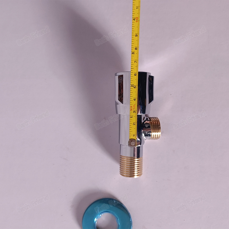 Toilet Angle Valve Single Outlet Copper Bathroom Fittings 1/2 Water Stop Valve Sanitary Ware Bathroom Angle Valves
