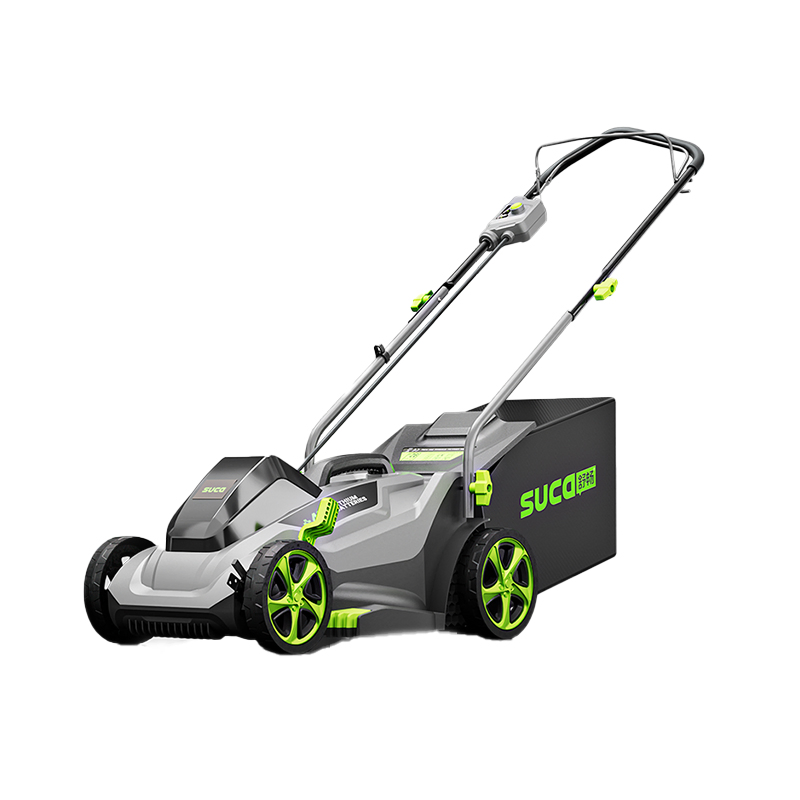 Suca Electric Grass Mower Battery Powered Cordless Lawn Mower Electric Push Mower Electric Lawn Mower