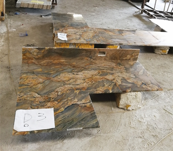 Fusion Quartzite / Brazil High Quality Multicolor Tiles & Slabs