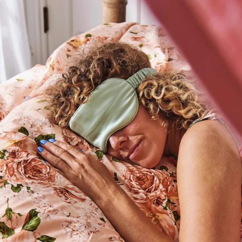 Custom Dying Silk Eye Mask