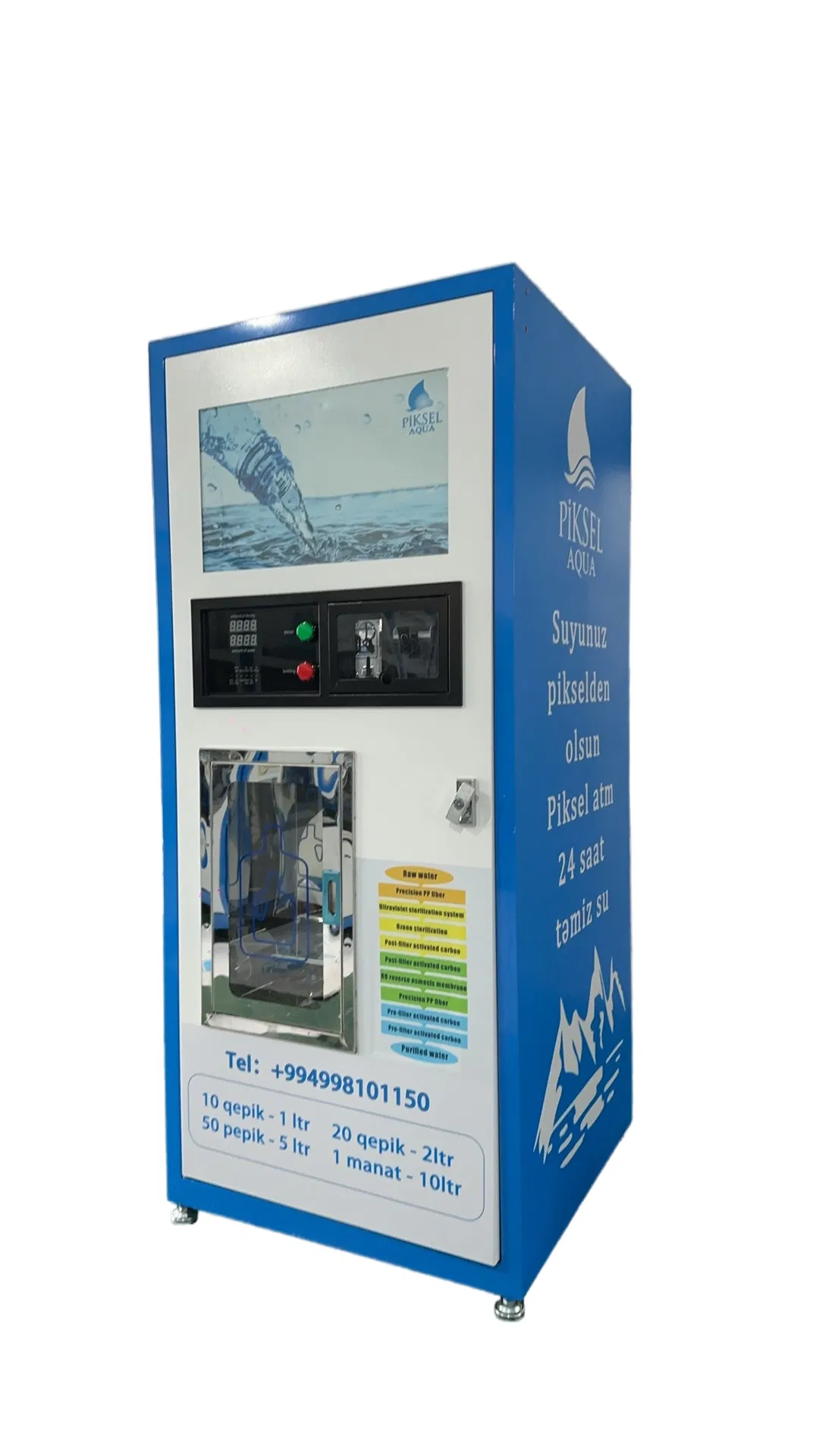 Innovative Single Outlet Smart Water Vending Machine for Easy Access