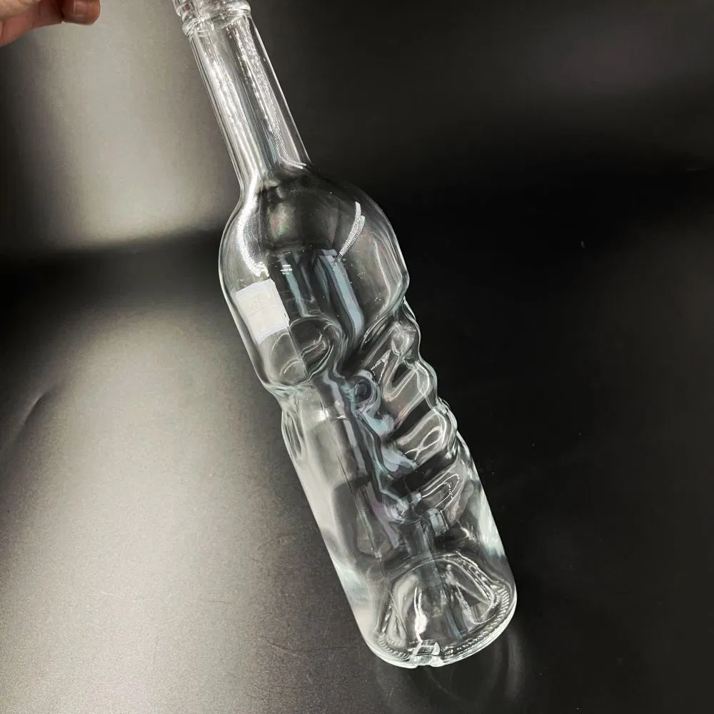 Customized Wholesale Hot Transparent Empty Glass Bottle with Cork