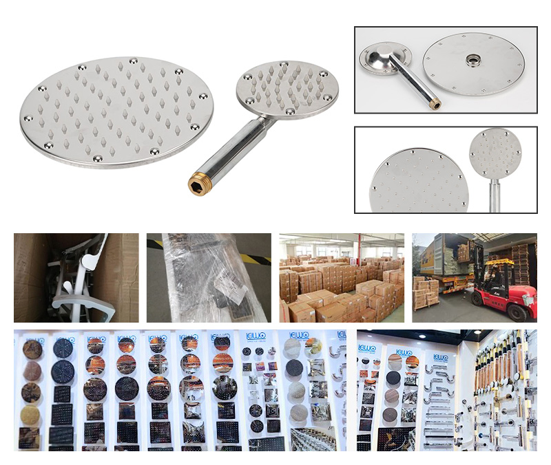 Modern Luxury Rainfall Shower Head Ceiling Mounted Top Adjustable Rain Shower Head Bathroom