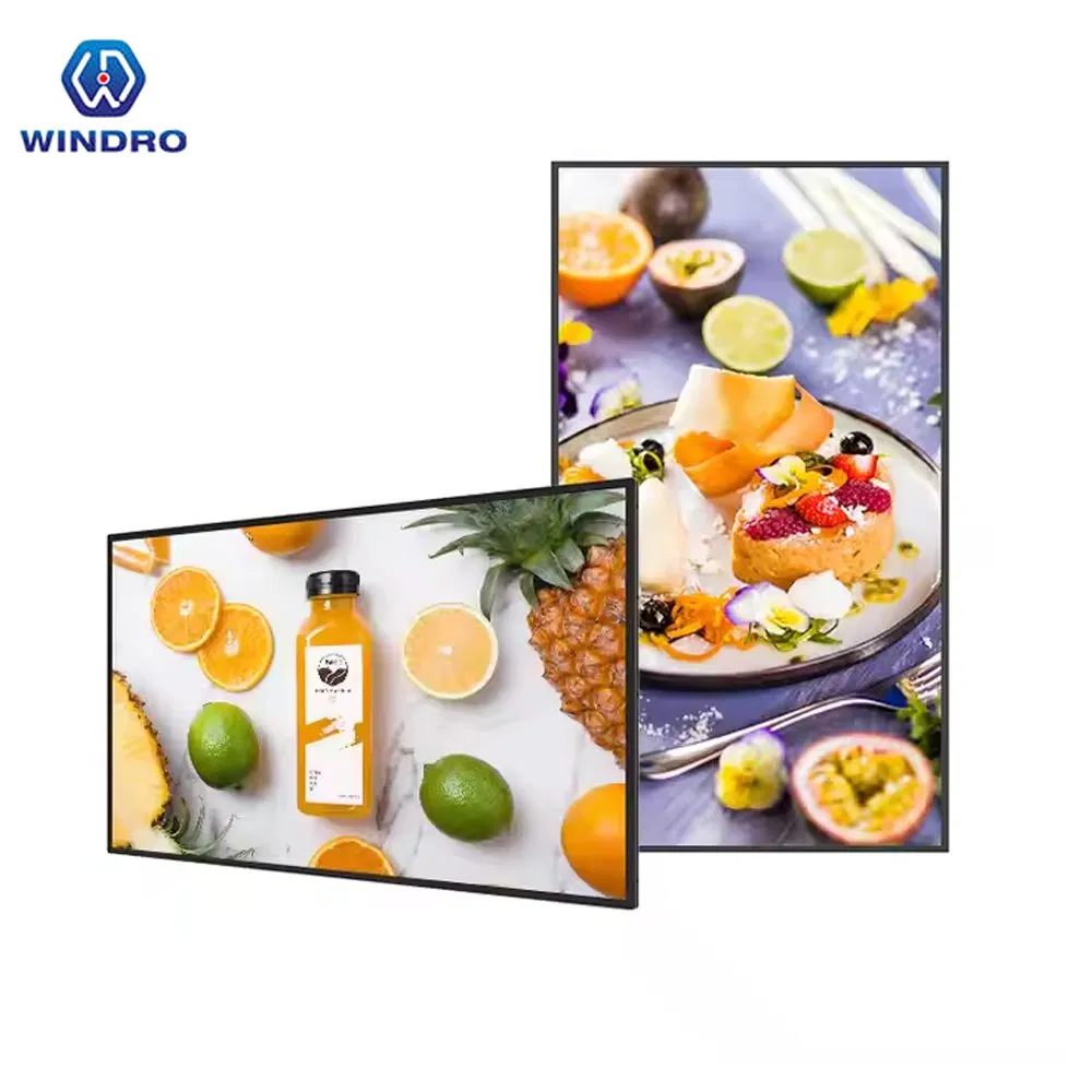 HD 4K Display Video Photo Indoor Advertising Wall Mounted Digital Signage