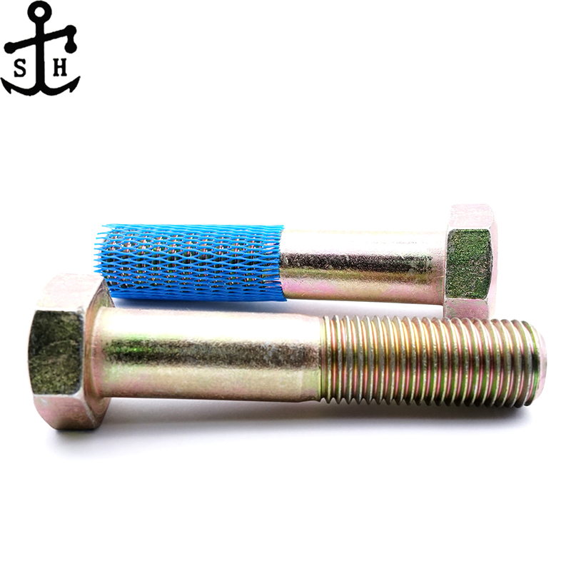 High Tensile Steel Structures DIN931 Hexagon Bolt for Large Buildings Made in China