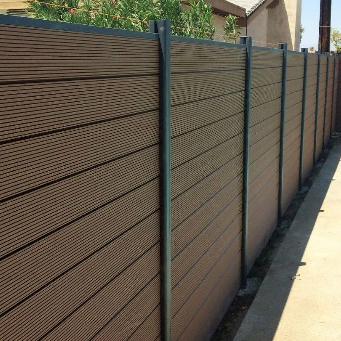 Wholesale High Quality Anti-Fade Waterproof Easy Installation outdoor Decoration WPC Composite Fence