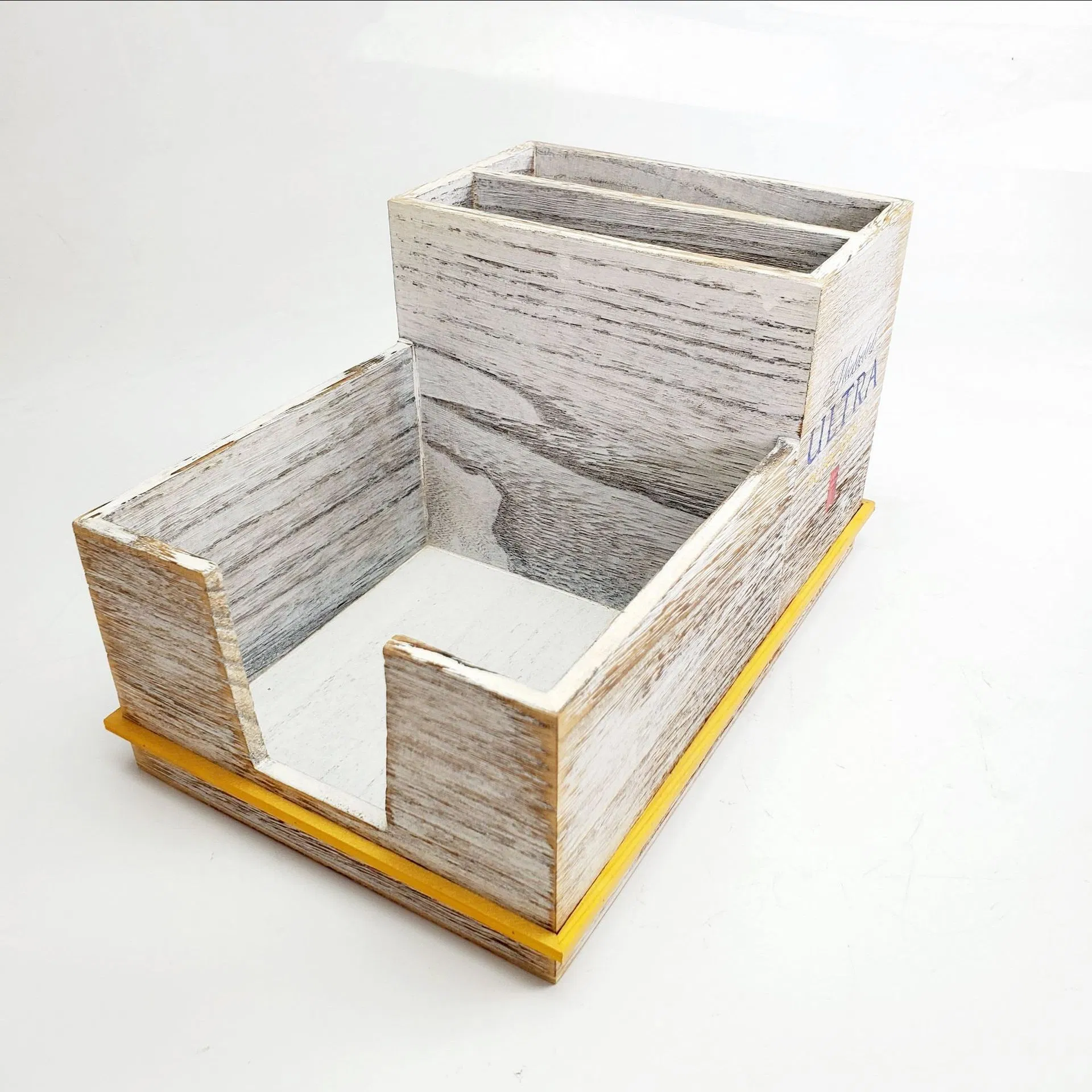 Wooden Restaurant Cafe Napkin Straw Holder Box Dispenser Beech Storage Box Bar Caddy for Caperdonich Marquis De Gensac Camut