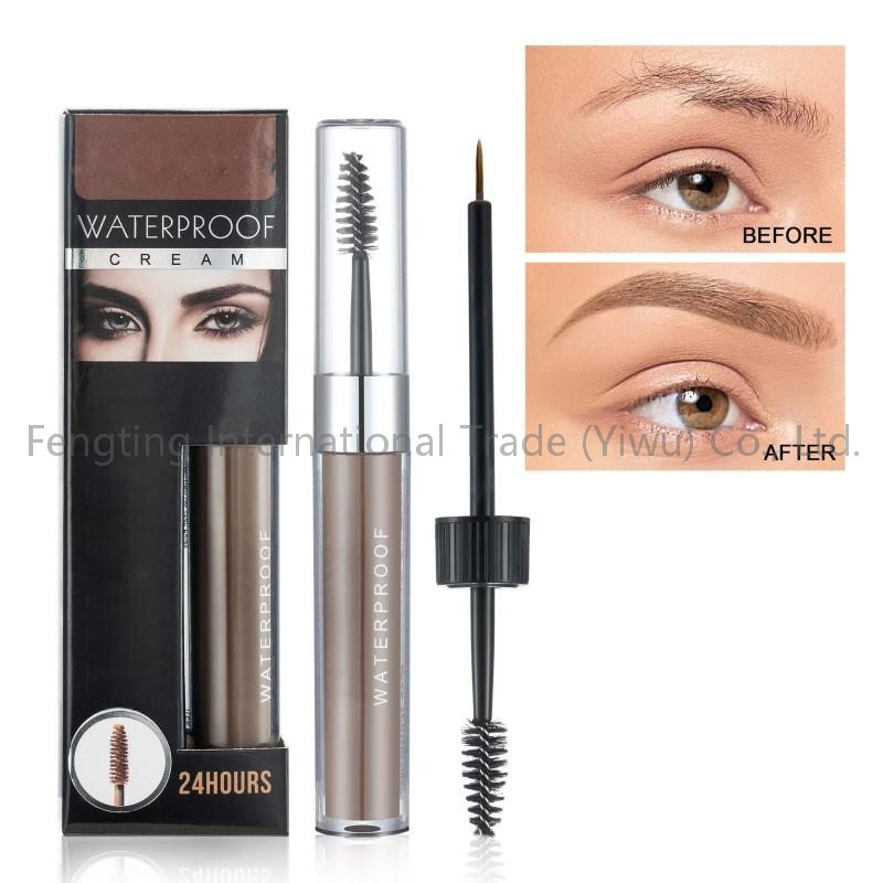 Waterproof Eyebrow Setting Gel Enhancer Wholesale Eye Brows Extensions Enhancer Double Head Liquid Tinted Eyebrow Gel