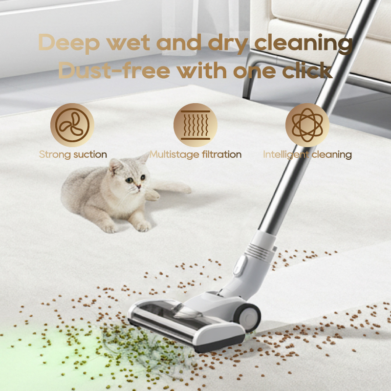 2025 Cordless Vacuum Cleaner with Automatic Emptying Station and Powerful Suction Intelligent Dust Collection Cleaner