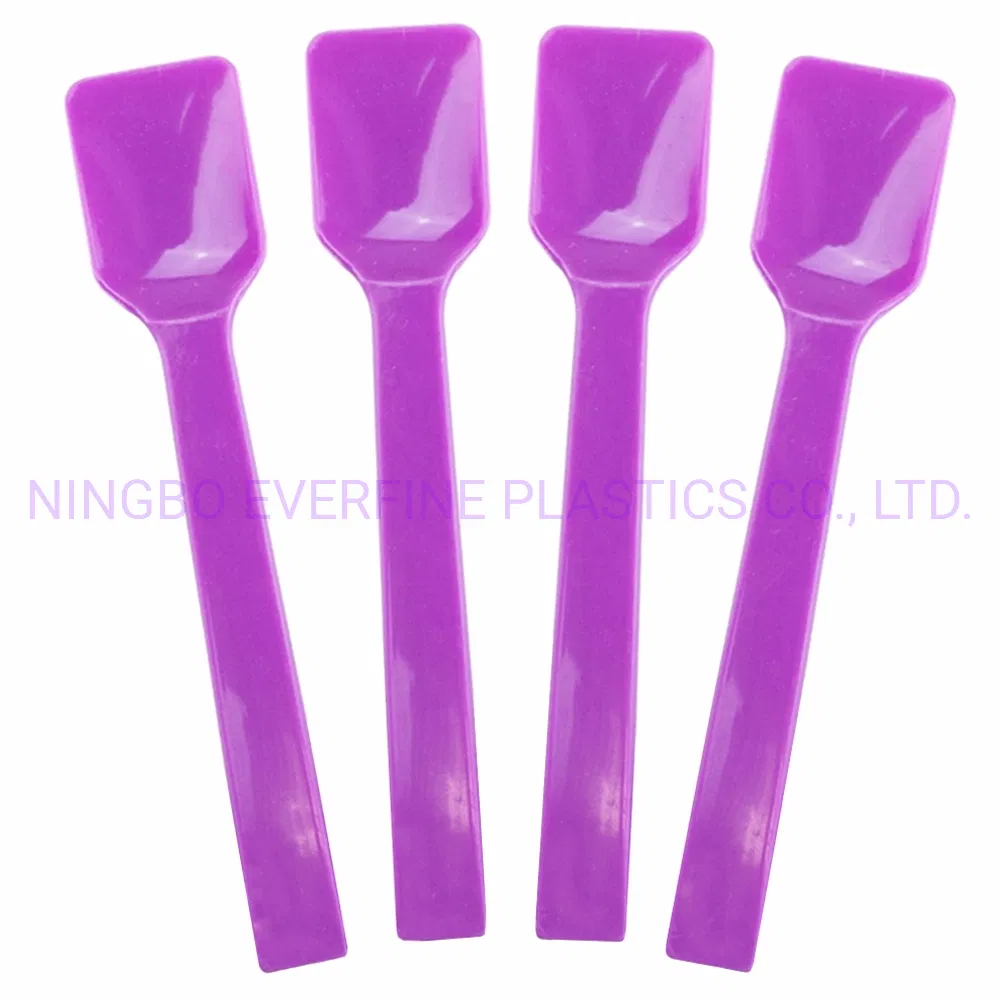 Disposable Plastic Gelato Spoon / Ice Cream Spoon (PS)