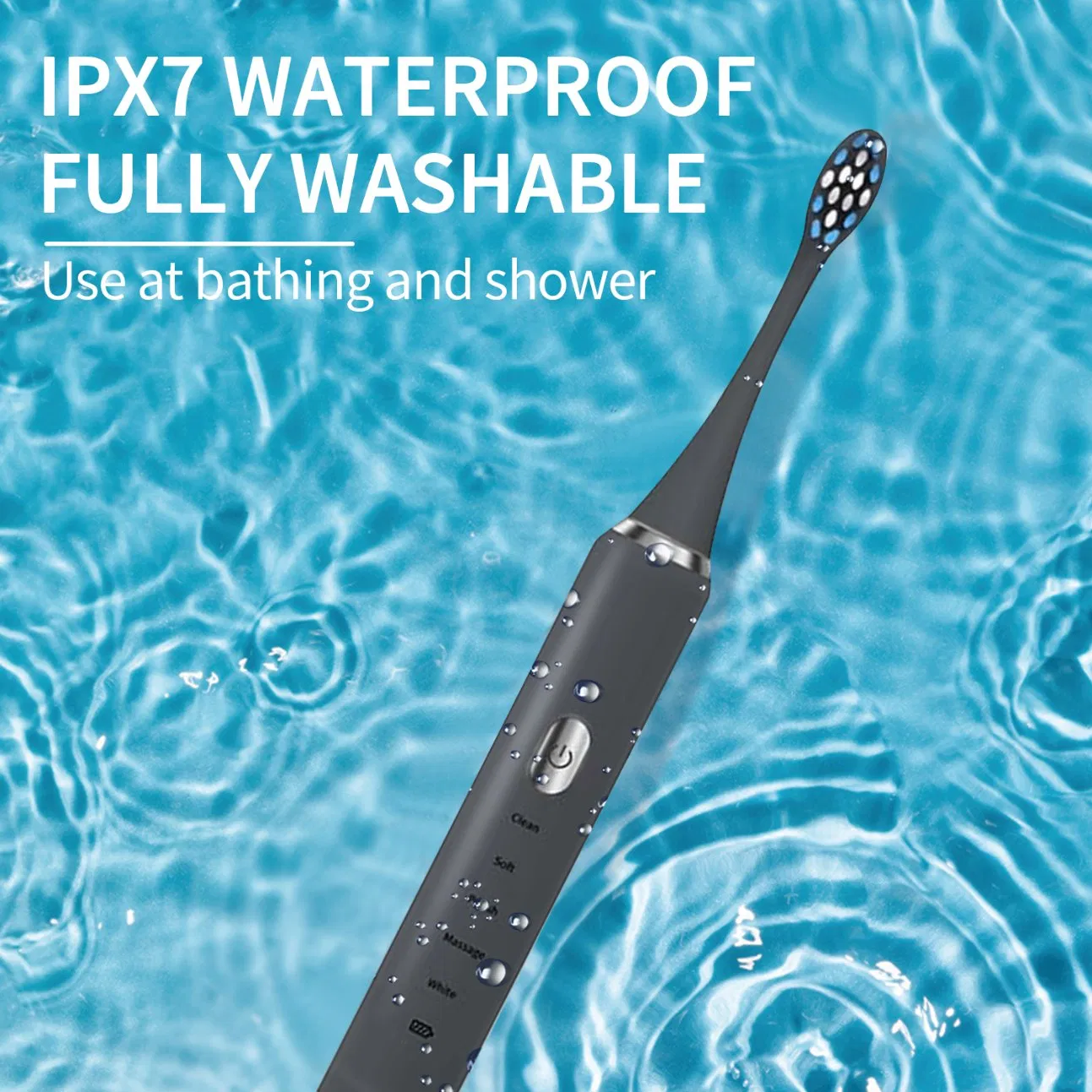 Electric Toothbrush 5 Modes FDA Approval Nylon Bristles with CE for Adult