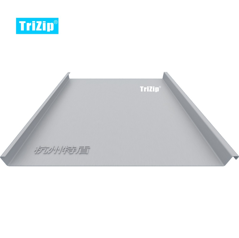 Triseam Rheinzink Titanium Zinc Double Lock Standing Seam Roofing Sheet, Wall Panel Triseam25-430