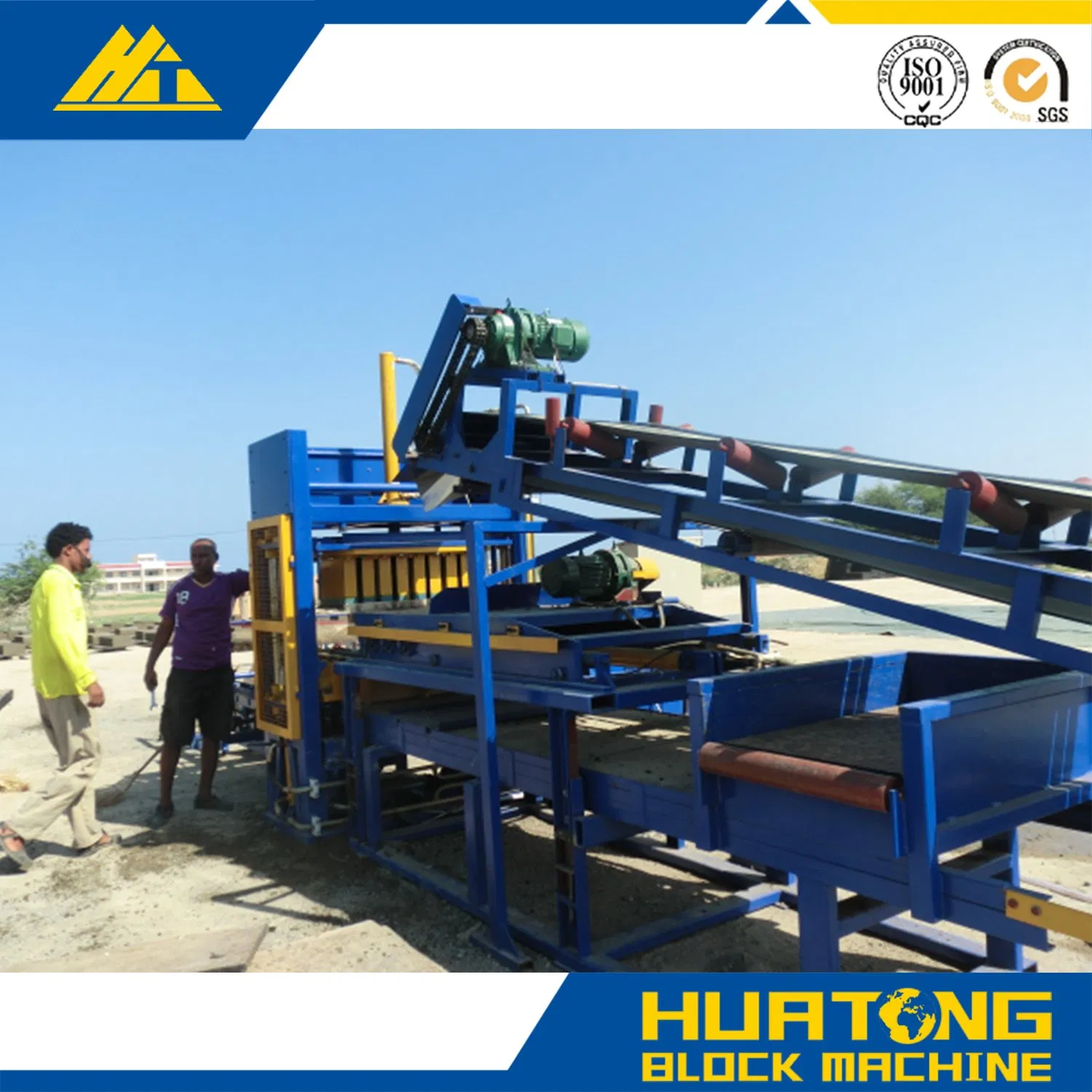 Qt4-15 Semi-Automatic Concrete Brick Making Machine