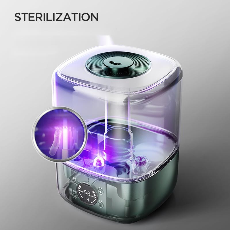 5L Large Cool & Warm Mist Smart Timer Sterilization Purifier Ultrasonic Air Humidifier