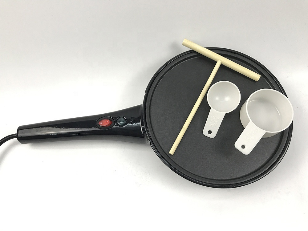 Electric Breakfast Maker 2 in 1 Popcorn & Crepe Maker with Non-Stick Plate