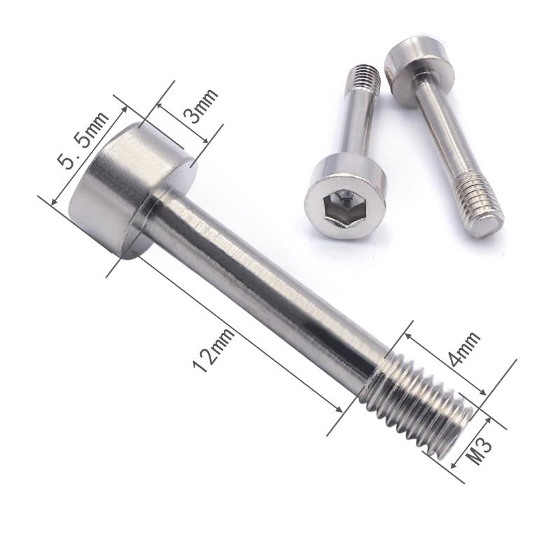 Stainless Steel Hexagon Socket Head Screw Metal Shoulder Screw