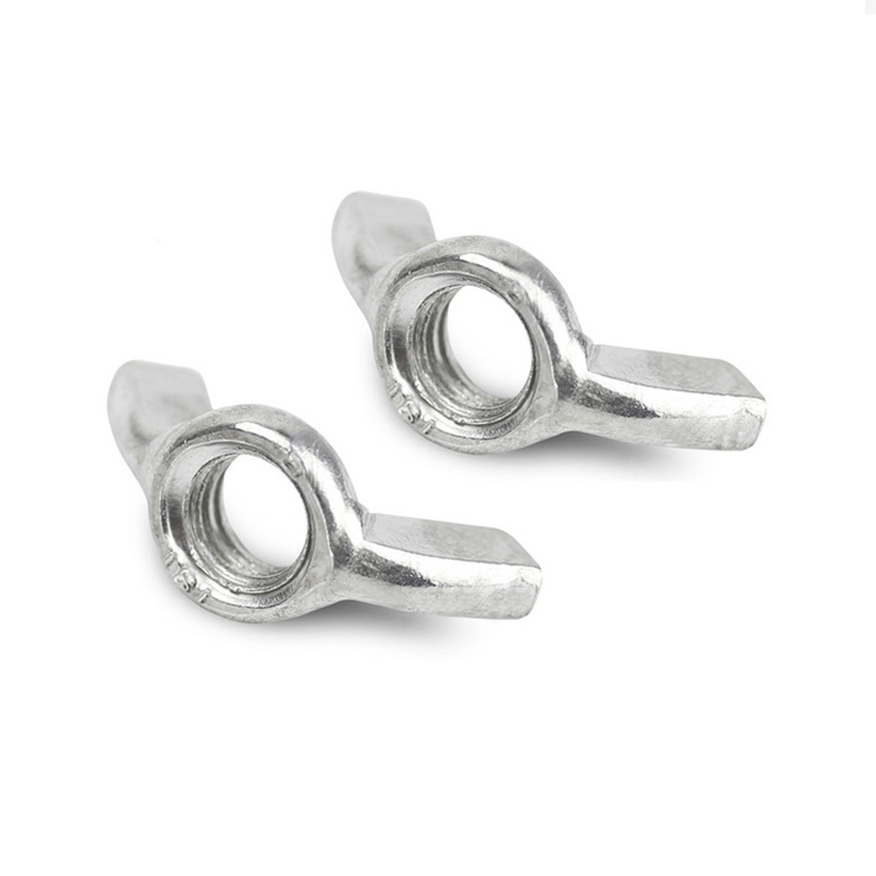 Гайка-бабочка DIN314 из латуни и меди