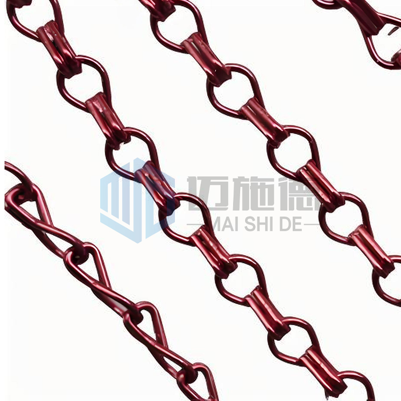 Aluminium Chain Link Curtain for Construction and Design