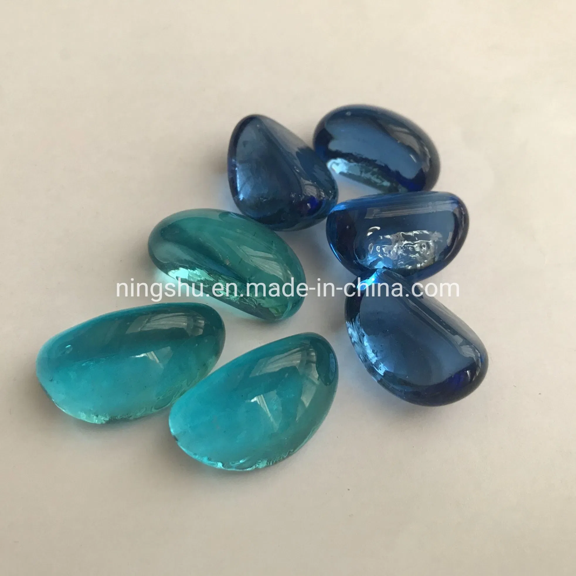 20mm Reflective Fire Glass Cashew for Fireplace Fire Pit and Lanscaping