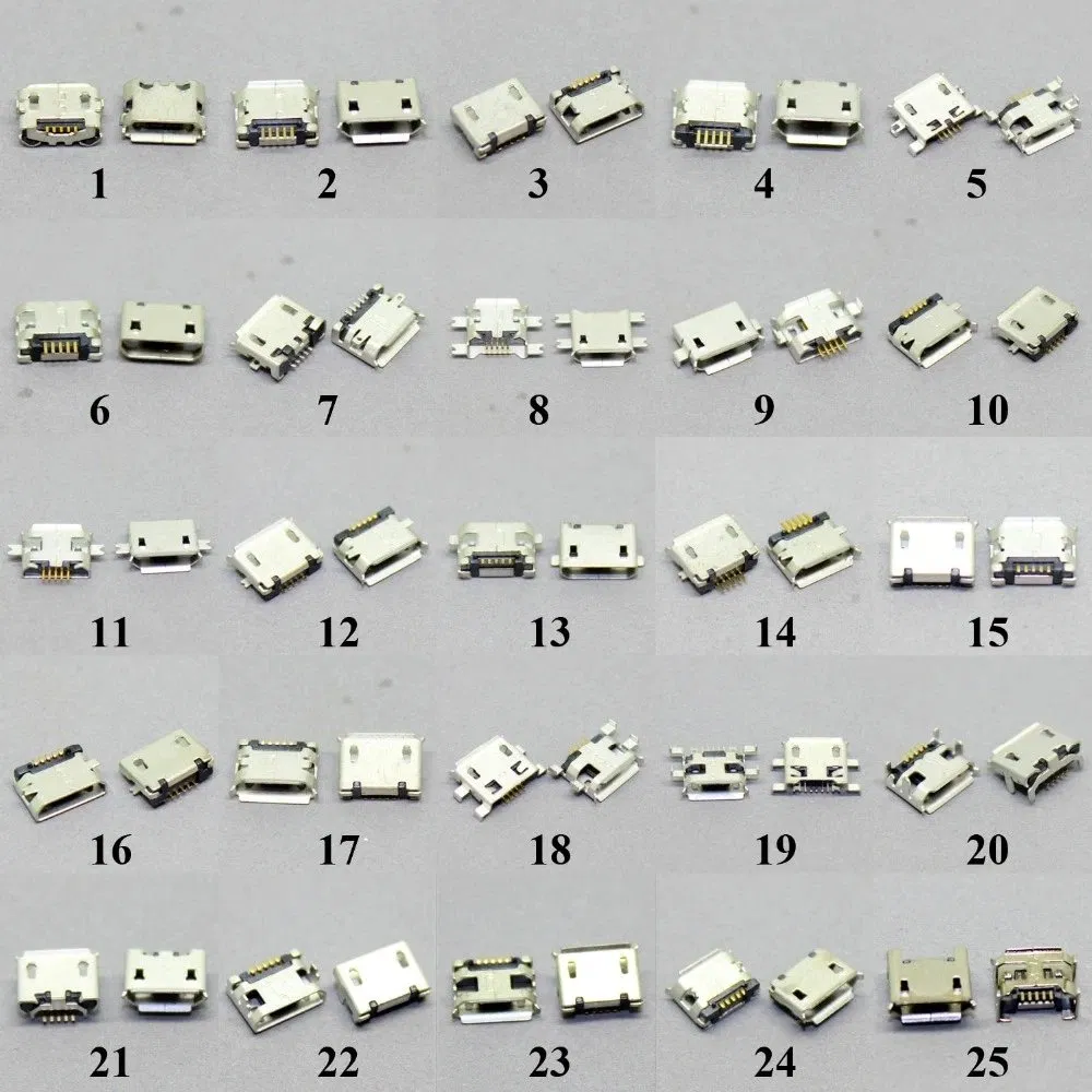 Разъём Micro USB 5 Pin для зарядки, порт Type C