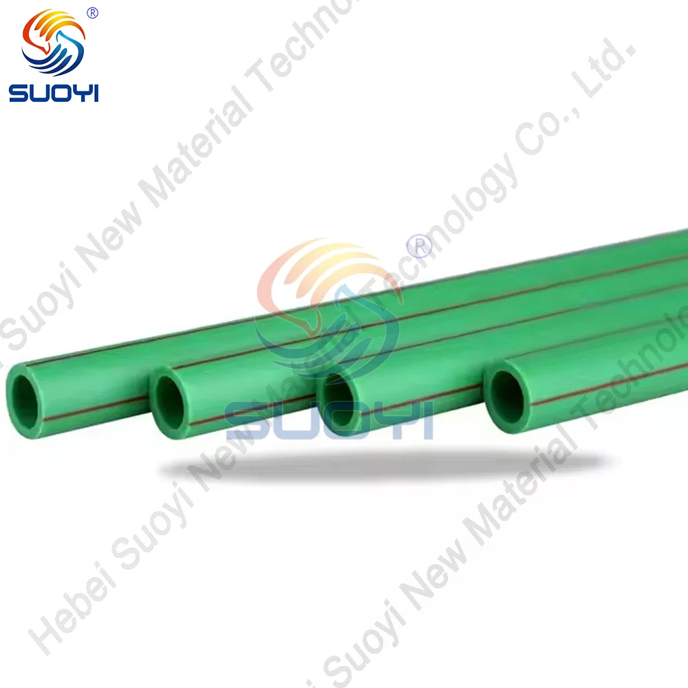 Suoyi Factory Origin Direct PPR Pipe Green Color PPR Water Pipe for Hot Water and Building Construction