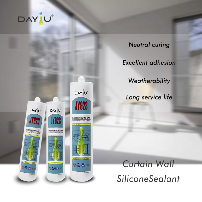 White Jayo Adhesive Glue Waterproofing Window Silicone Sealant for Curtain Wall
