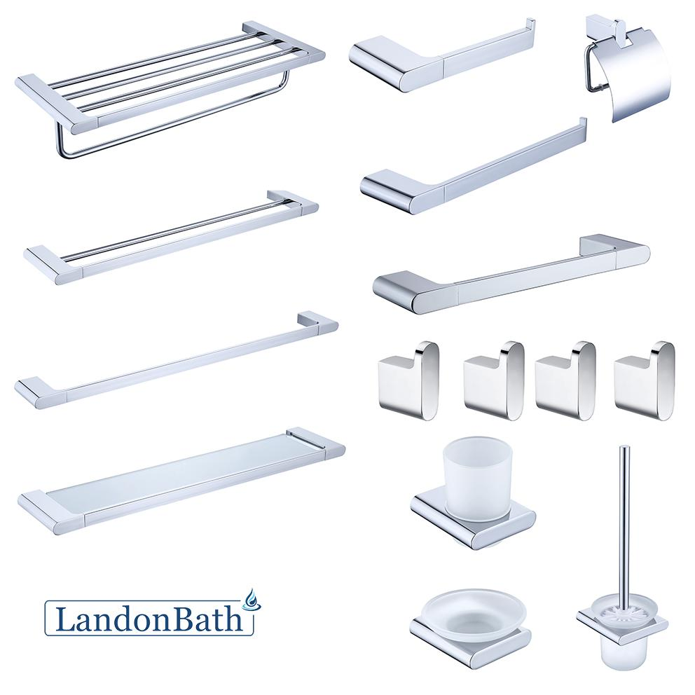 Landonbath Towel Bar Paper Holder Stainless Steel 304 Bathroom Accessories Manufacturer