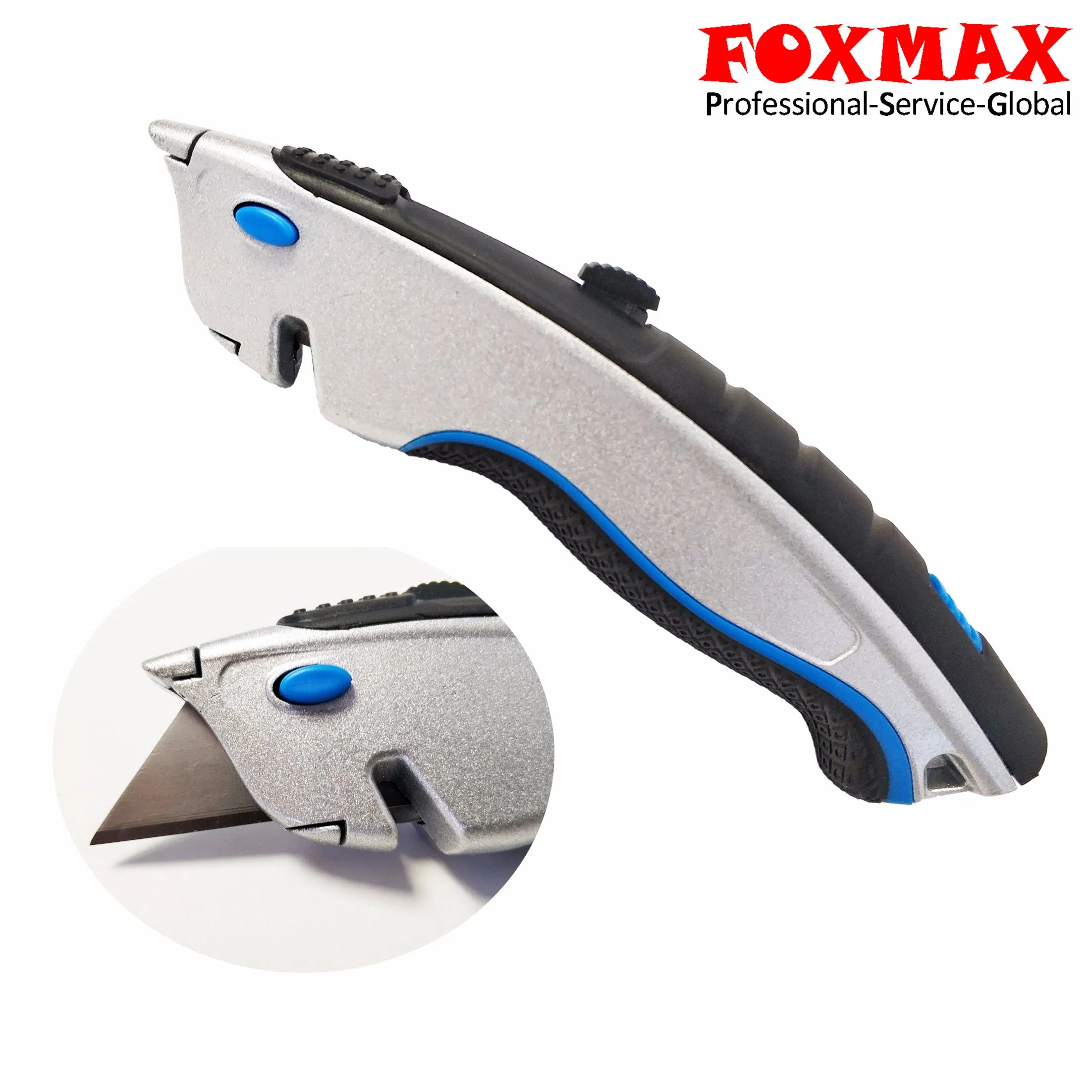 Safety Utility Knife Box Paper Cutter with Blade Storage (FUK-27)