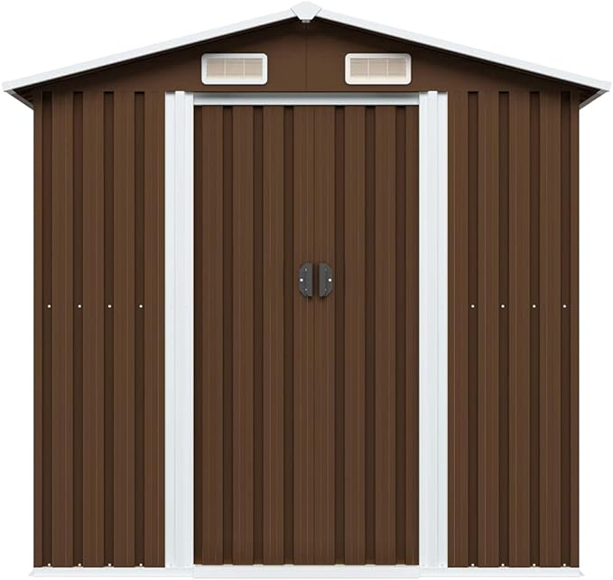 4m High-Quality Garden Metal Shed with Storage Tools to Decorate The Garden