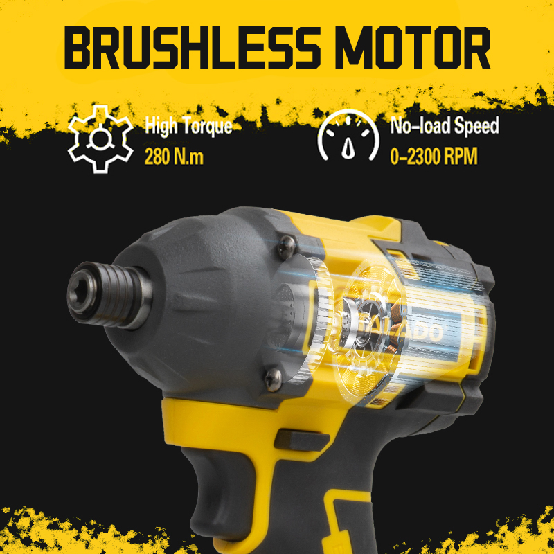 Robust 280n. M Max Torque Impact Driver Stable Use for Mechanics